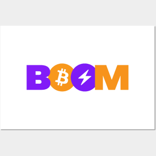 BTC Lightning BOOM Posters and Art